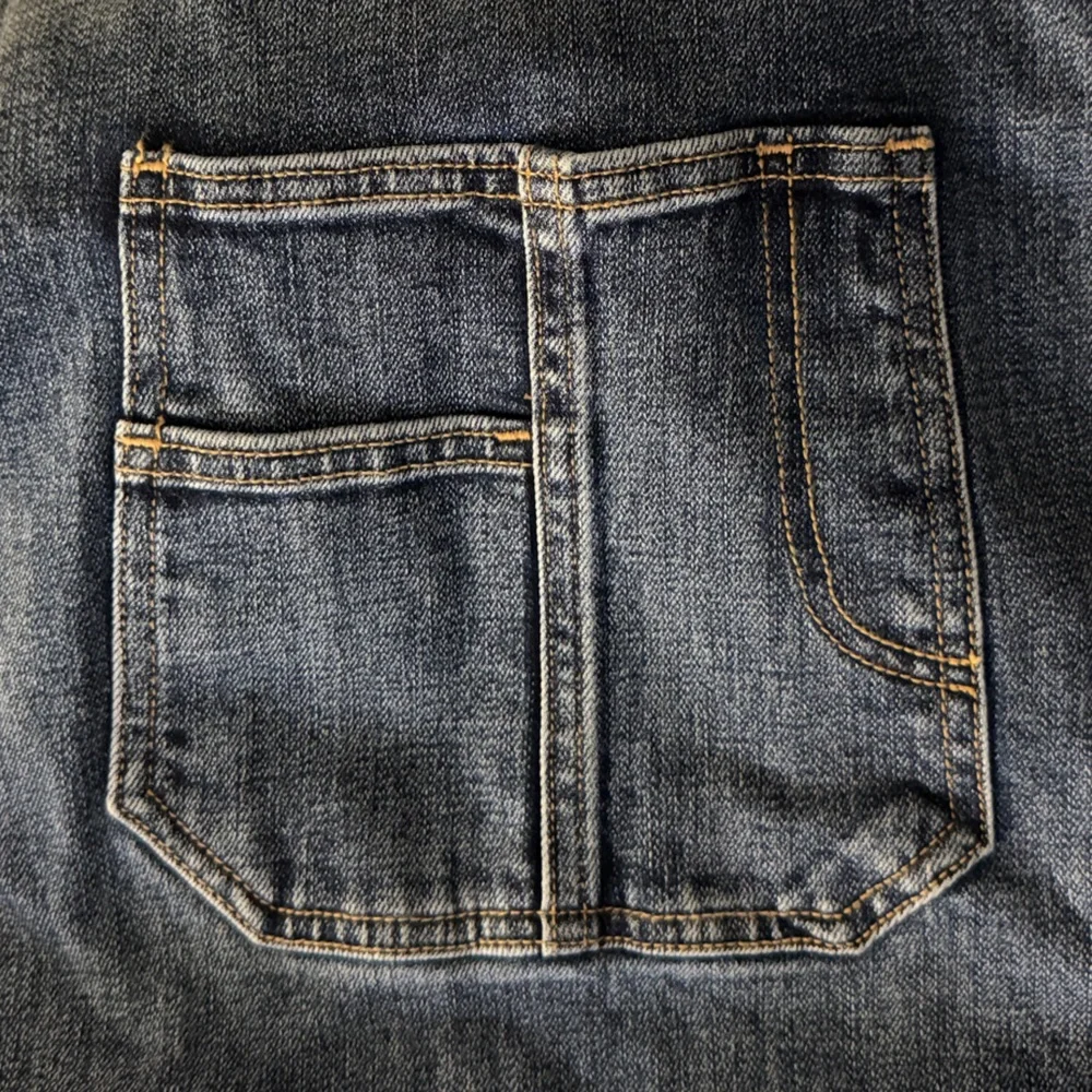 American Eagle Stovepipe Women's Denim Overalls NEW! - Picture 6 of 8